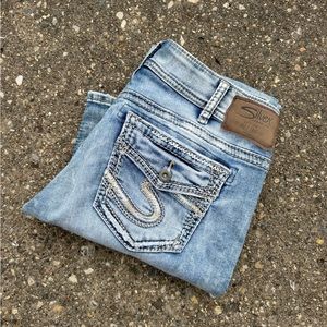 Silver Jeans Suki Mid Boot Size 30